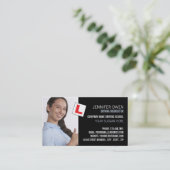 Carte De Visite Photo personnalisée, École de conduite, Instructeu (Debout devant)