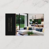 Carte De Visite Photo personnalisée élégante (Devant)