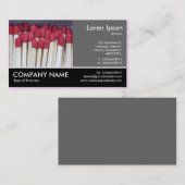 Carte De Visite Photo Pied - 60pc Grey - Correspondances 02 (Devant / Derrière)