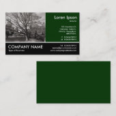 Carte De Visite Photo pied - Automne dans le parc (Devant / Derrière)