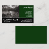 Carte De Visite Photo pied - Automne dans le parc (Devant / Derrière)