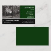 Carte De Visite Photo pied - Automne dans le parc (Devant / Derrière)