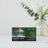 Carte De Visite Photo Pied - Dk Green - Rivière (Debout devant)