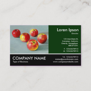 Carte De Visite Photo Pied - Dk Green - Rose Ladies 2 (Peinture)