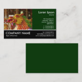 Carte De Visite Photo Pied - Dragon Joyeux-aller-rond (Devant / Derrière)