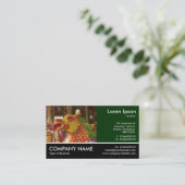 Carte De Visite Photo Pied - Dragon Joyeux-aller-rond (Debout devant)