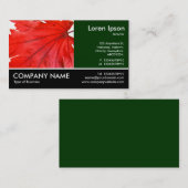 Carte De Visite Photo Pied - Feuille d'érable japonaise (Devant / Derrière)