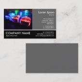 Carte De Visite Photo Pied - Gris 60pc - Hub USB Cool II (Devant / Derrière)