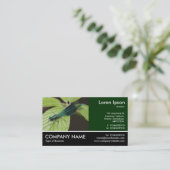 Carte De Visite Photo Pied - libellule (Debout devant)