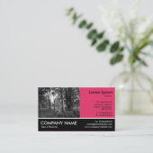 Carte De Visite Photo Pied - Regal Red - In the Woods (Debout devant)