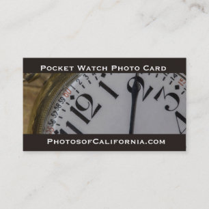 Carte de visite photo Pocket Watch