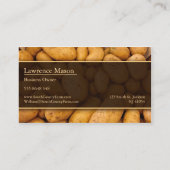 Carte De Visite Photo Pommes de terre - Ferme de pomme de terre -  (Dos)