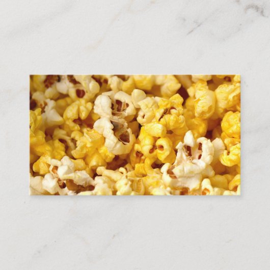 Carte De Visite Photo Popcorn (Devant)