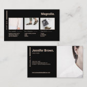 Carte De Visite Photo Portfolio en ligne Black Friday Store (Devant / Derrière)