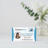 Carte de visite photo pour badge d'identification  (Debout devant)