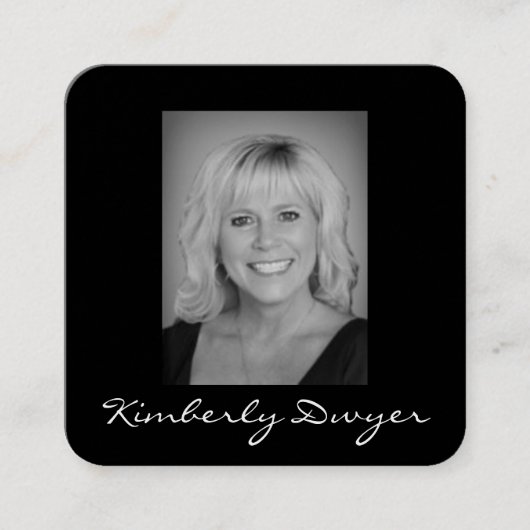 CARTE DE VISITE photo Premium 2,5 X 2,5 (Devant)