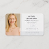 Carte De Visite Photo Professionnel (Devant)