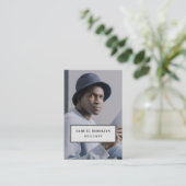 Carte de visite photo professionnel (Debout devant)