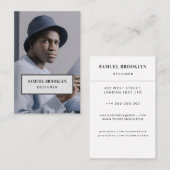 Carte de visite photo professionnel (Devant / Derrière)