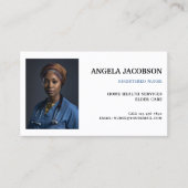 Carte de visite photo professionnel inscrit (Devant)