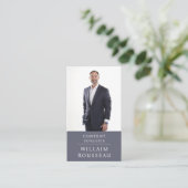 Carte de visite photo professionnel moderne (Debout devant)