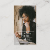 Carte de visite photo professionnel moderne (Devant)