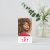 Carte de visite photo professionnel moderne (Debout devant)