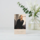 Carte de visite photo professionnel moderne (Debout devant)