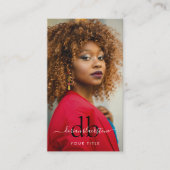 Carte de visite photo professionnel moderne et élé (Devant)