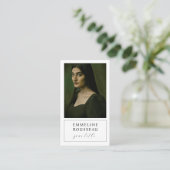 Carte De Visite Photo professionnelle élégante (Debout devant)