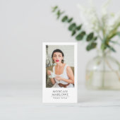 Carte De Visite Photo professionnelle moderne (Debout devant)