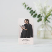 Carte De Visite Photo professionnelle simple (Debout devant)