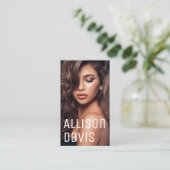 Carte De Visite Photo professionnelle simple (Debout devant)