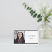 Carte De Visite Photo professionnelle simple (Debout devant)