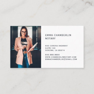 Carte De Visite Photo Publique Notaire