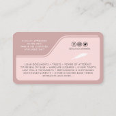 Carte De Visite Photo Publique Notaire Moderne (Dos)