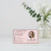 Carte De Visite Photo Publique Notaire Moderne (Debout devant)