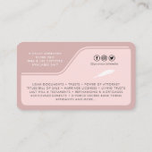 Carte De Visite Photo Publique Notaire Moderne (Dos)