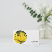 Carte De Visite Photo ronde - Abeille occupée (Debout devant)