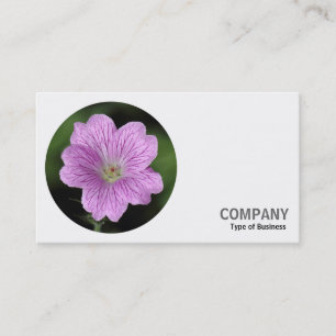 Carte De Visite Photo ronde - Géranium