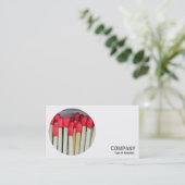 Carte De Visite Photo ronde - Matches 03 (Debout devant)