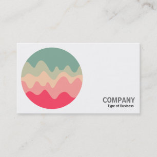 Carte De Visite Photo ronde - Sound Sketch 04