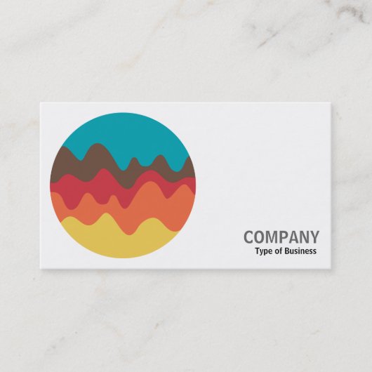 Carte De Visite Photo ronde - Sound Sketch 08 (Devant)