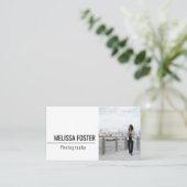 Carte de visite photo simple (Debout devant)