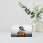 Carte De Visite Photo simple photographe indépendant (Debout devant)