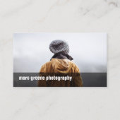 Carte De Visite Photo simple photographe indépendant (Devant)