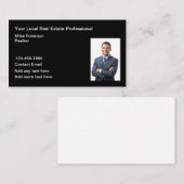 Carte de visite photo simple professionnel (Devant / Derrière)