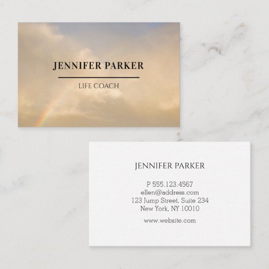 Carte de visite photo Sky (Devant / Derrière)