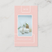 Carte de visite photo Spa élégant moderne (Devant)