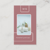 carte de visite photo spa moderne et élégant (Devant)